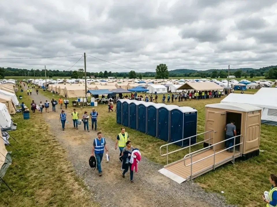 disaster-relief-camp-restrooms-010 — frequently asked questions, Dumpster & Portable Bathrooms Rental in Willoughby, OH